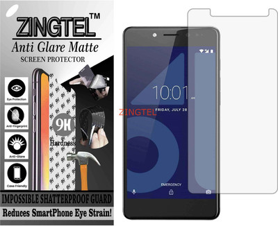 ZINGTEL Tempered Glass Guard for 10.OR E BEYOND BLACK 2 GB (Matte Flexible Shatterproof)(Pack of 1)