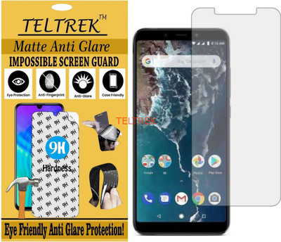 TELTREK Tempered Glass Guard for XIAOMI MI A2 (6X) (Matte Flexible Shatterproof)(Pack of 1)