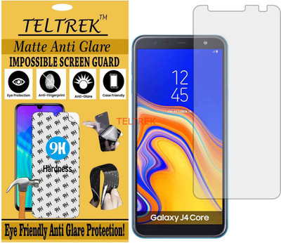 TELTREK Tempered Glass Guard for SAMSUNG J4 CORE (Matte Flexible Shatterproof)(Pack of 1)