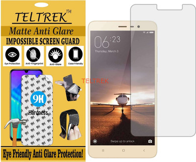 TELTREK Tempered Glass Guard for MI NOTE 3 PRO (Matte Flexible Shatterproof)(Pack of 1)