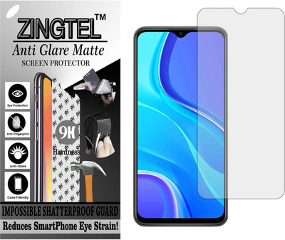 ZINGTEL Tempered Glass Guard for REDMI 9 PRIME (Matte Flexible Shatterproof)(Pack of 1)