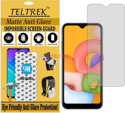 TELTREK Tempered Glass Guard for SAMSUNG SM015F (GALAXY A01) (Matte Flexible Shatterproof)(Pack of 1)