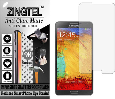 ZINGTEL Tempered Glass Guard for SAMSUNG GALAXY NOTE 3 N9000 (Matte Flexible Shatterproof)(Pack of 1)