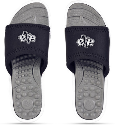 LIBERTY Women WAGAS-10 Slides(Navy, Grey , 6.5)