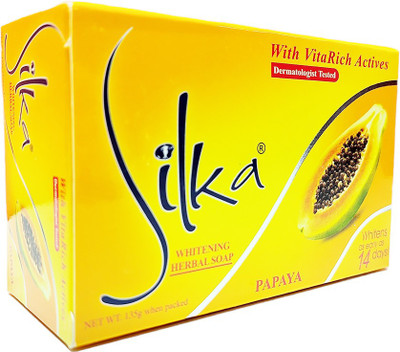 SILKA Herbal Whitening Soap (Whitening in 14 Days )(135 g)