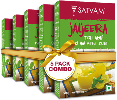 Satvam Jaljeera Masala | (Pack of 5)(5 x 100 g)