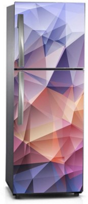 Crown Decals 60 cm Vinly Beautiful HD 3D Desing Self Adhesive Vinyl Sticker Fridge wrap Decorative Sticker (PVC Vinyl Covering Area 80cm X 160cm ) Removable Sticker(Pack of 1)