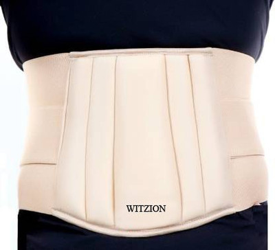 Witzion Lumbo Sacral (L.S Belt) Back Pain Relief Spinal Brace Lumbar Waist Support Belt Abdominal Belt(Beige)