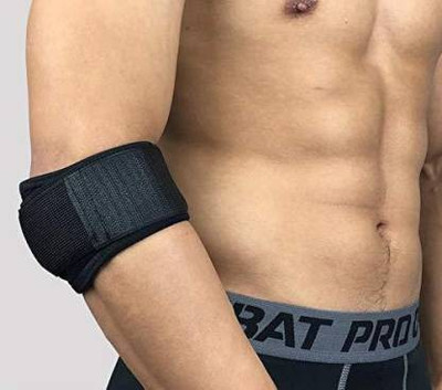 AASHI CARE All Sport Related Activities Elbow Support Elbow Support(Black)