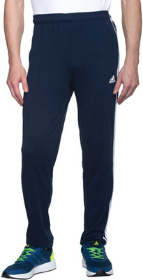 ADIDAS Solid Men Blue, White Track Pants