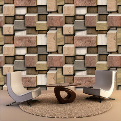 TheBlackstone Architecture Multicolor Wallpaper(300 cm x 45 cm)