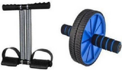 Owlix tummy trimmer and ab wheel combo Ab Exerciser Ab Exerciser(Multicolor)
