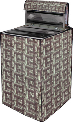 Wings Star Top Loading Washing Machine  Cover(Width: 58 cm, Brown)