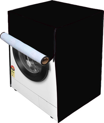 Wings Star Front Loading Washing Machine  Cover(Width: 60 cm, Black)