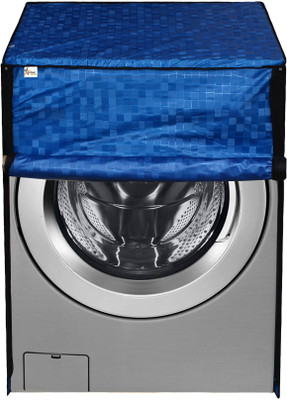 Wings Star Front Loading Washing Machine  Cover(Width: 60 cm, Blue)