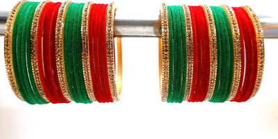 Soniaa Creation Metal, Plastic Bangle Set(Pack of 42)