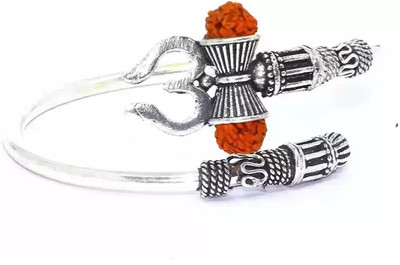 Lila Brass Silver Coated Kada