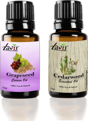 Tavis Grapeseed Oil, Cedarwood Oil(20 ml)