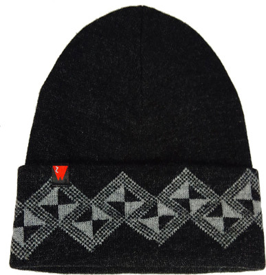 Warmzone Self Design Beanie Cap