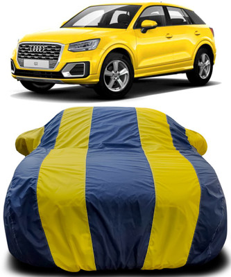 ProRox Car Cover For Audi Q2 (With Mirror Pockets)(Blue, Yellow)