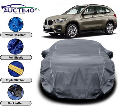 AUCTIMO Car Cover For BMW X1 (With Mirror Pockets)(Grey)