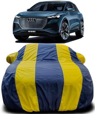 APNEK Car Cover For Audi e-tron Sportback (With Mirror Pockets)(Blue, Yellow)