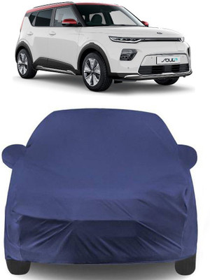 Gavya Car Cover For Kia Soul EV (With Mirror Pockets)(Blue)