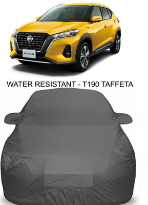 APNEK Car Cover For Nissan Kicks (With Mirror Pockets)(Grey)