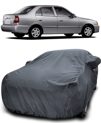 ProRox Car Cover For Hyundai Accent Viva (With Mirror Pockets)(Grey)