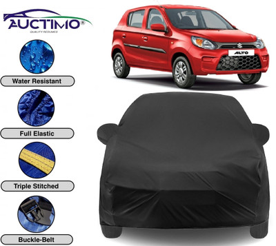 AUCTIMO Car Cover For Maruti Suzuki Alto (With Mirror Pockets)(Grey)