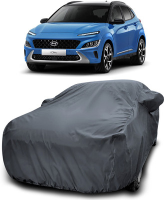 Elegance Car Cover For Hyundai Kona Electric (With Mirror Pockets)(Grey)