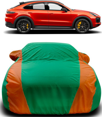 APNEK Car Cover For Porsche Cayenne Coupe (With Mirror Pockets)(Green, Orange)