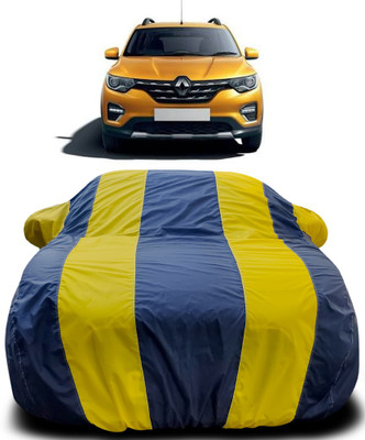 APNEK Car Cover For Renault HBC (With Mirror Pockets)(Blue, Yellow)