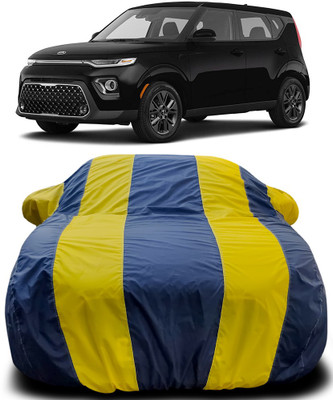 ProRox Car Cover For Kia Soul (With Mirror Pockets)(Blue, Yellow)