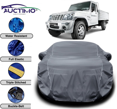 AUCTIMO Car Cover For Mahindra Bolero EX NON AC (With Mirror Pockets)(Grey)