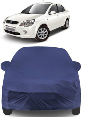 Gavya Car Cover For Ford Fiesta Classic (With Mirror Pockets)(Blue)