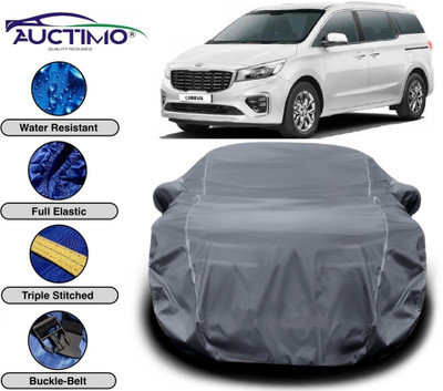 AUCTIMO Car Cover For Kia Carnival (With Mirror Pockets)(Grey)