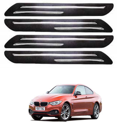RONISH Silicone Car Bumper Guard(Black, Pack of 4, BMW, Universal For Car)