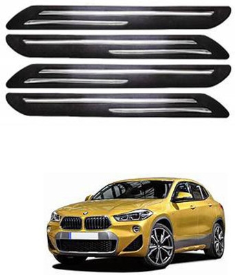RONISH Silicone Car Bumper Guard(Black, Pack of 4, BMW, Universal For Car)