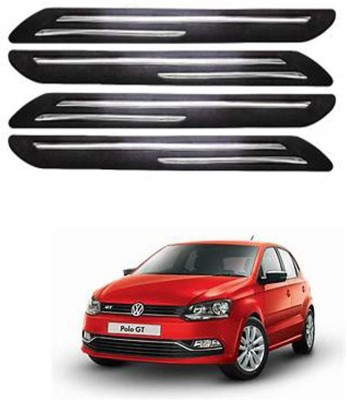 RONISH Silicone Car Bumper Guard(Black, Pack of 4, Volkswagen, Polo GT)