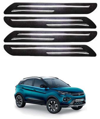 RONISH Silicone Car Bumper Guard(Black, Pack of 4, Tata, Universal For Car)