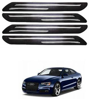RONISH Silicone Car Bumper Guard(Black, Pack of 4, Audi, S5)
