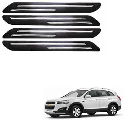 RONISH Silicone Car Bumper Guard(Black, Pack of 4, Universal For Car, Captiva)