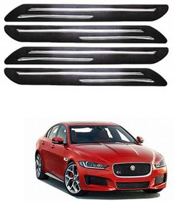 RONISH Silicone Car Bumper Guard(Black, Pack of 4, Jaguar, Universal For Car)