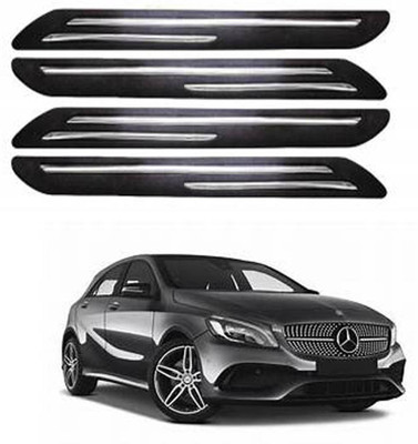 RONISH Silicone Car Bumper Guard(Black, Pack of 4, Maruti, A-Class)