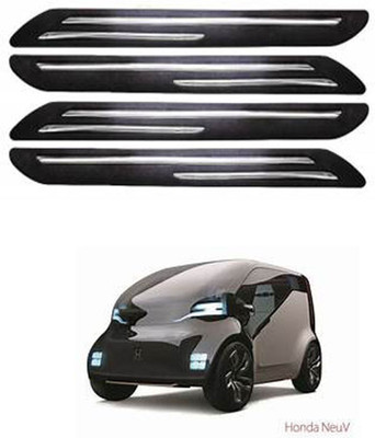 RONISH Silicone Car Bumper Guard(Black, Pack of 4, Honda, Universal For Car)