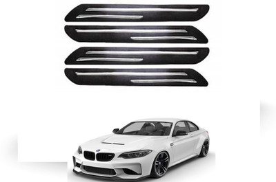 RONISH Silicone Car Bumper Guard(Black, Pack of 4, BMW, Universal For Car)