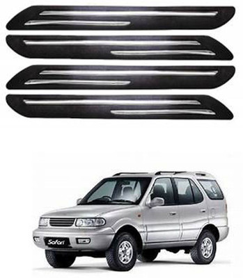 RONISH Silicone Car Bumper Guard(Black, Pack of 4, Tata, Universal For Car)