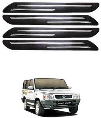 RONISH Silicone Car Bumper Guard(Black, Pack of 4, Tata, Universal For Car)