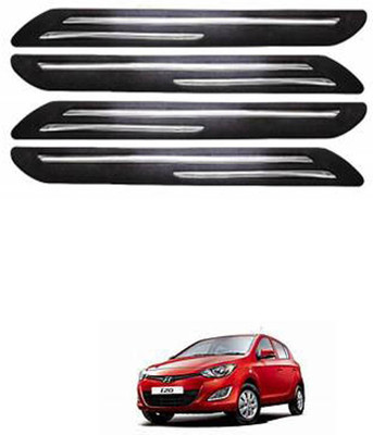 RONISH Silicone Car Bumper Guard(Black, Pack of 4, Hyundai, i20)